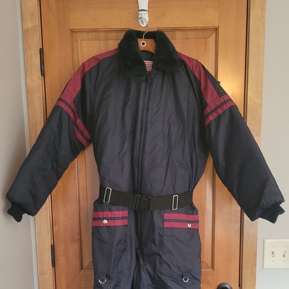 Retro/Vintage USA Made SNOWMOBILE SUIT UPC 1Pc